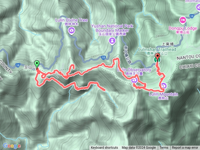 石山引水道/未知瀑布/石山/鹿林前山天文台/鹿林山預覽圖