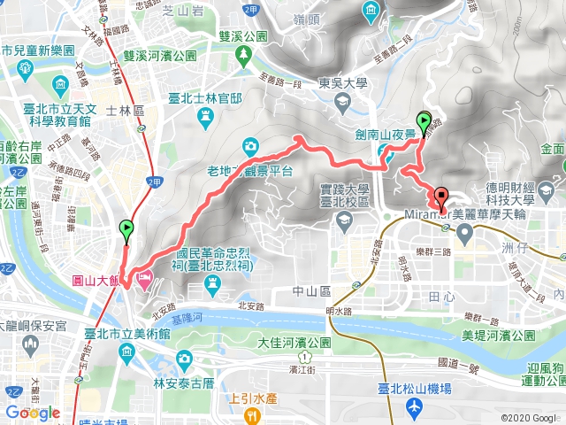 劍潭山>文間山>下劍潭古寺