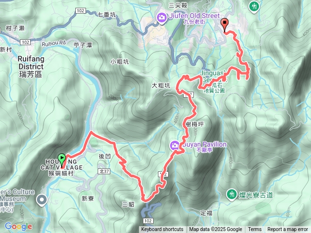 金字碑古道-不厭亭-樹梅坪觀景台-金瓜石地質公園-黃金神社步道 (猴硐進，瑞芳出)預覽圖