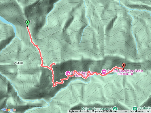20251017八大秀D2 (觀高山屋-八通關大山 白洋金礦山屋 缺中央金礦山屋-白洋金礦山屋)