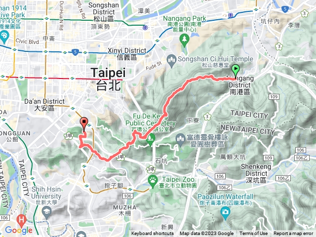 台北大縱走第六段