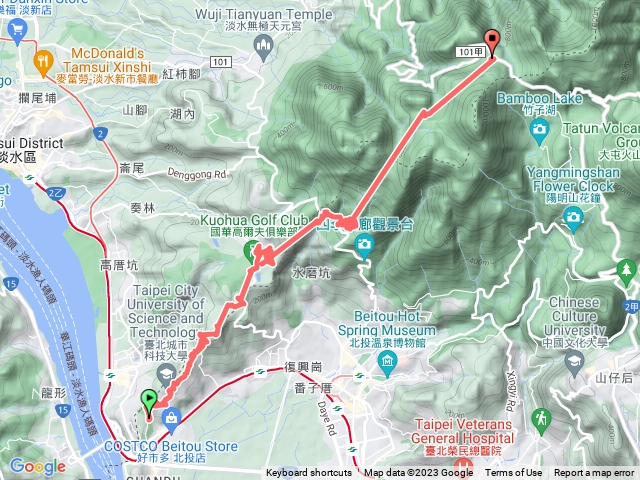 臺北大縱走第一段初體驗