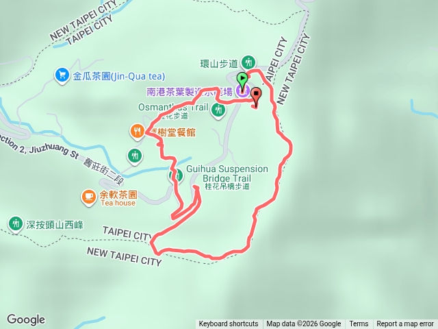 南港茶葉製造廠.環山步道、桂花步道
