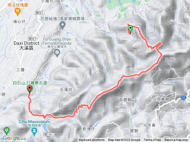 20220605-金面山～十三分山～白石山