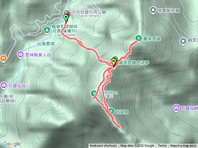 石壁山嘉南雲峰