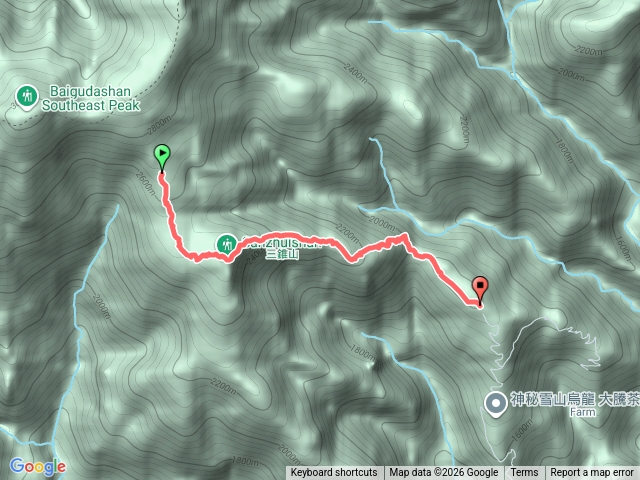松針營地-白姑大山登山口預覽圖