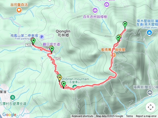 新竹飛鳳山第一停車場-中坑山來回