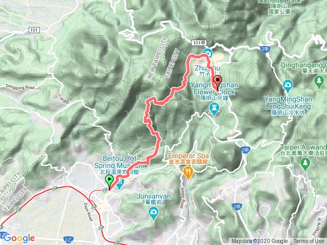 新北投，中正山，竹子湖派出所