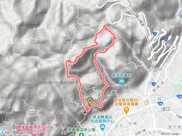 礁溪跑馬古道（易）&鵲子山（不易）（芒草多，下山路徑不明顯）