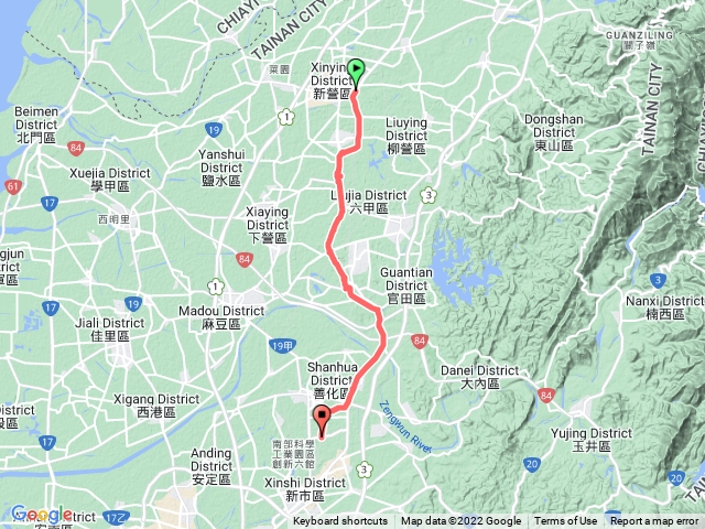新營到南科