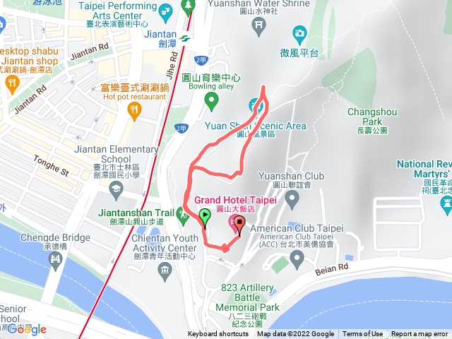 圓山飯店_福德祠_臺北表演藝術中心