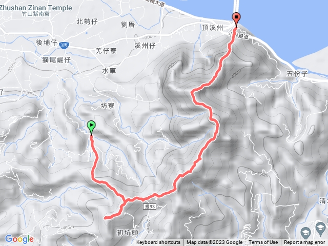 八通關社寮段,粗坑頭山,陳東坑山,象鼻山步道(集集攔河堰)