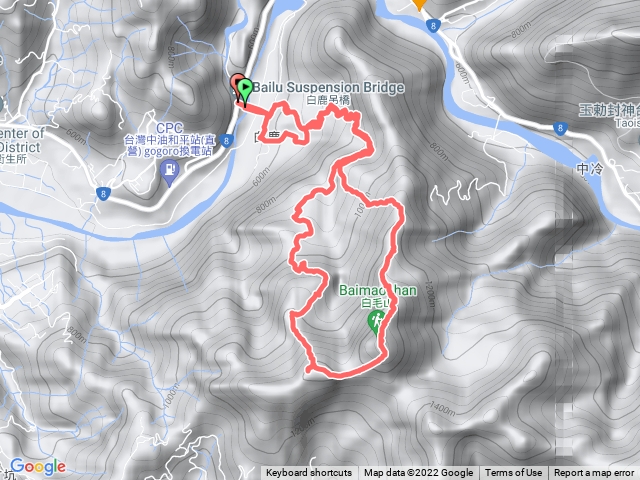 谷關七雄-白毛山步道（雙O）