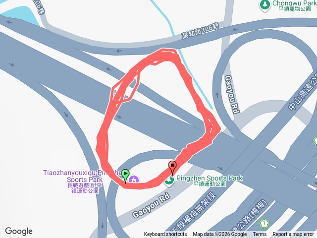 平鎮運動公園慢跑+健走