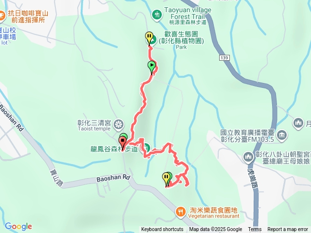 桃源里森林步道、龍鳳谷森林步道