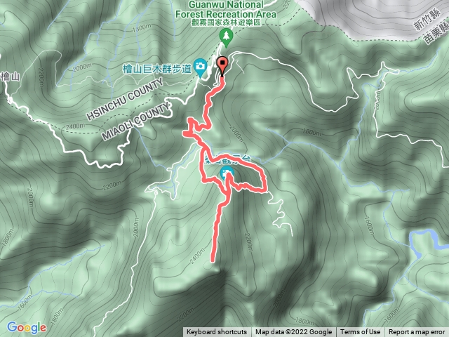 觀霧榛山步道+榛山北峰