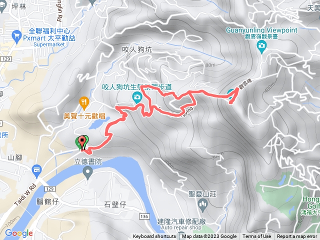 咬人狗坑登山步道（第一步道、三汀山、第二步道）