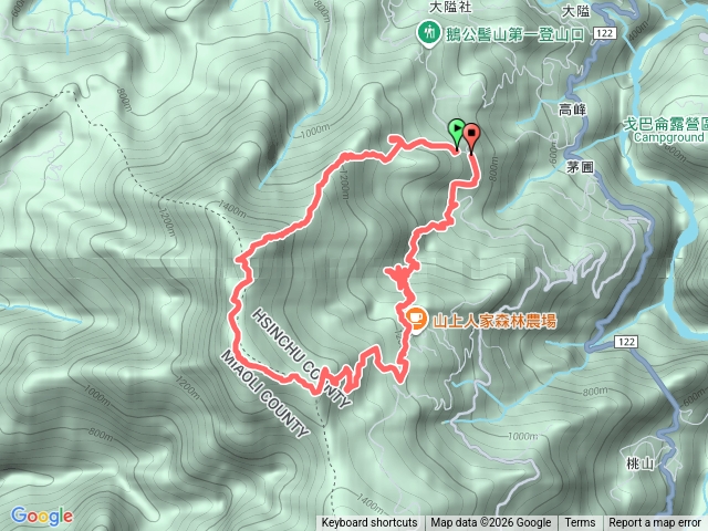 鵝公髻山O型縱走