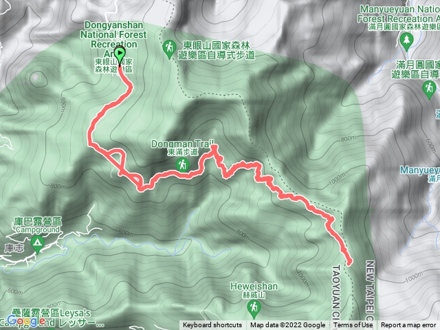 東滿步道-東眼山