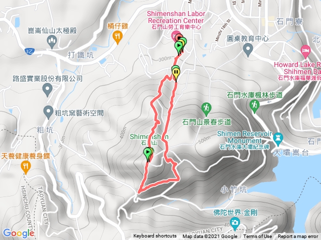 桃園－臺灣百大必訪步道桃園石門山步道202134201124