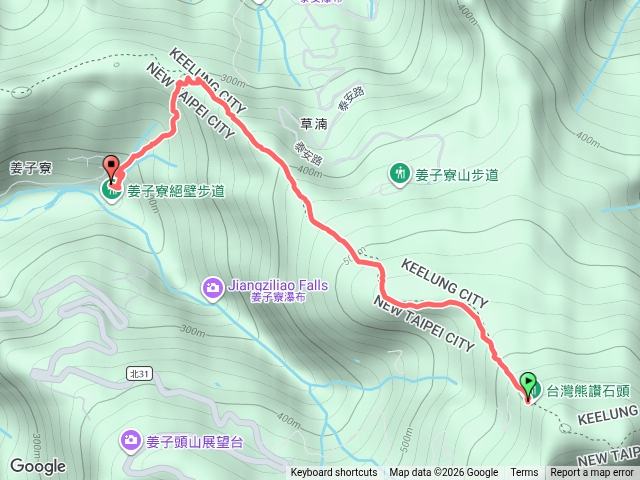 姜子寮O繞2-2(姜子寮山→旗尾崙步道→旗尾崙山→福興宮)預覽圖