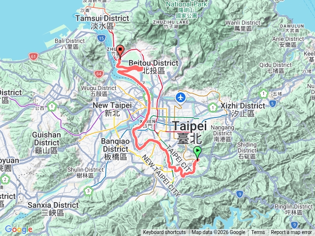 台北大縱走第八段～動物園🚴🚴🚴關渡站預覽圖