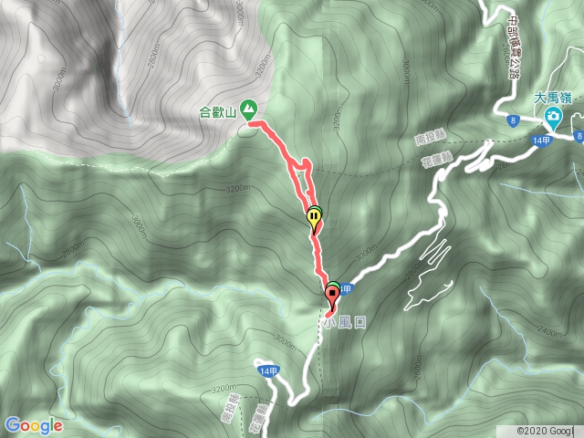 合歡北峰小0行走一走。