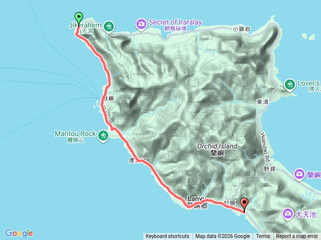 蘭嶼徒步環島預覽圖