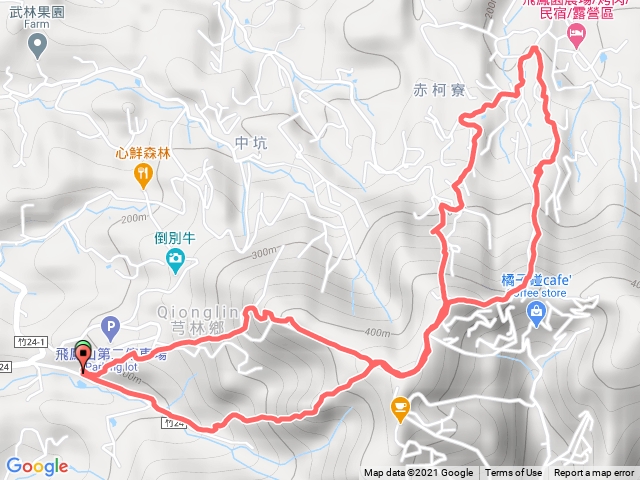 飛鳳山，中坑山，大板根0行環狀走。