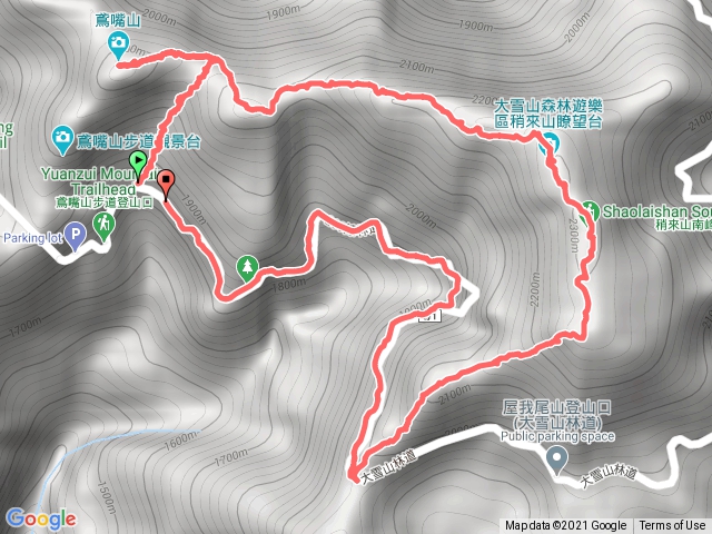 鳶嘴山&稍來山縱走
