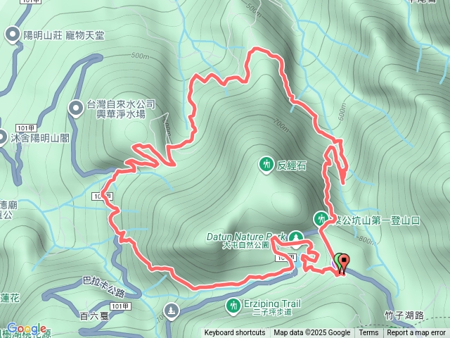 菜公坑古道O形連走十八彎古道-烘爐山-菜公坑古道西線-大水塔-燒炭古道-菜公坑瀑布—東線