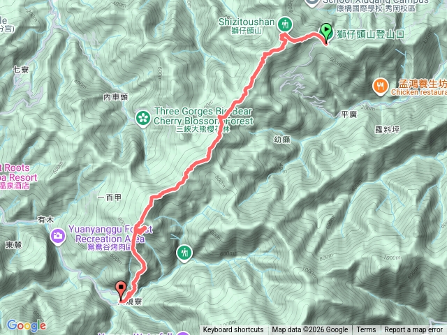 獅熊猴縱走（獅頭山前峰+獅仔頭山+竹坑山北峰+竹坑山+熊空山+山猴洞+蚋仔尖+火燒寮山）預覽圖