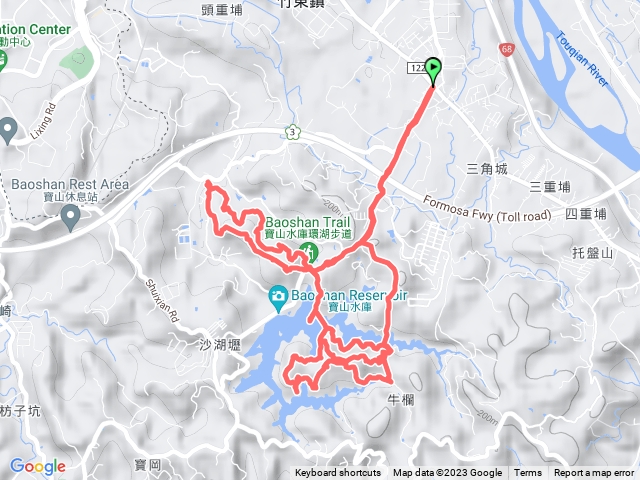 20231208 寶山水庫十連峰