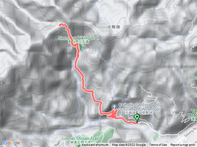 抹茶山聖母山撞