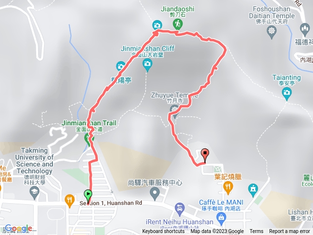 金面山、剪刀石