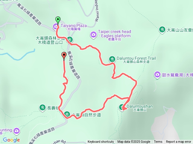 碧溪步道-大崙頭山來回O型預覽圖