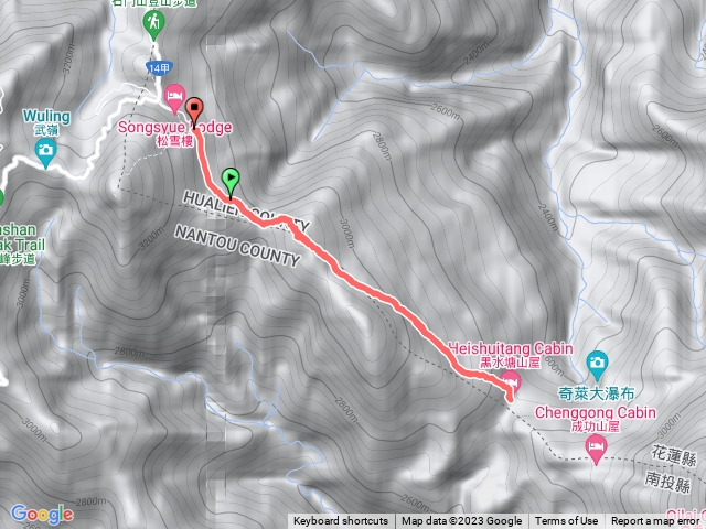 小奇萊到黑水塘木屋