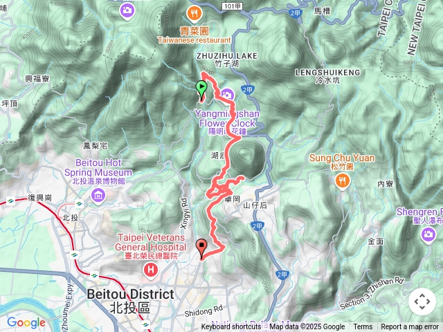 2025-05-23 草山觀瀑吊橋連走六瀑─觀瀑吊橋→猴崁古道→大屯瀑布→小隱潭瀑布→橫嶺古道→半嶺瀑布→松溪瀑布→翠峰瀑布