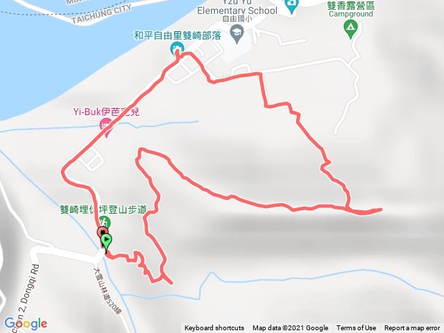 埋伏坪步道與雙崎山