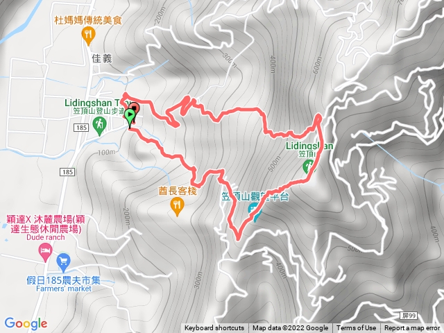 笠頂山O型3號進4號出