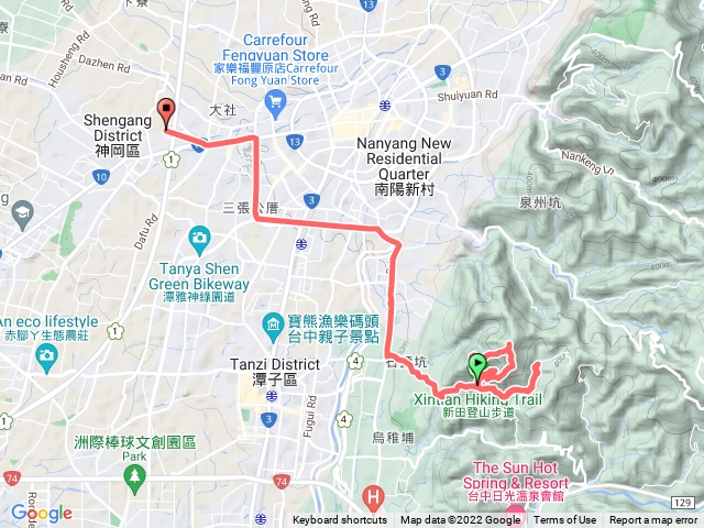 新田山步道