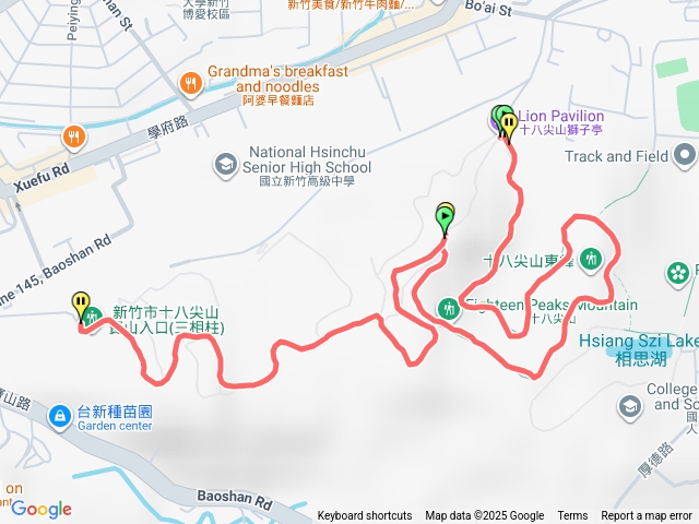 2025/08/30十八尖山步道