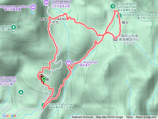 絹絲步道擎天崗環擎步道冷水坑步道