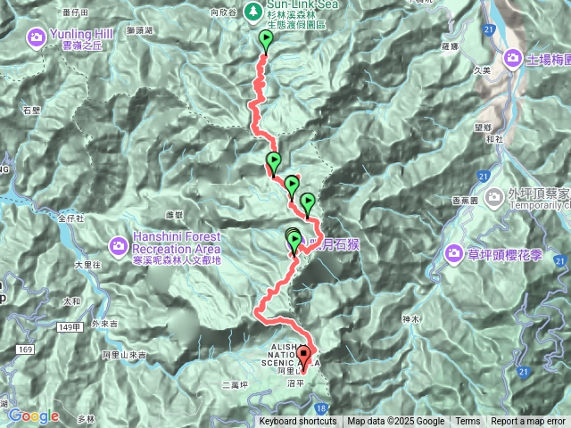 治壹溪阿縱走預覽圖