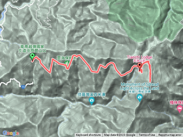 20230119 [親子]奇萊南華D1