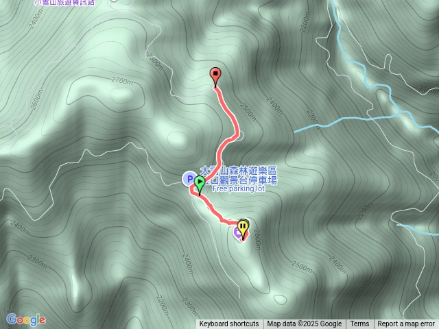 大雪山啞口觀景台步道預覽圖