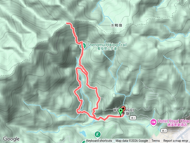 抹茶山（通月越嶺古道預覽圖