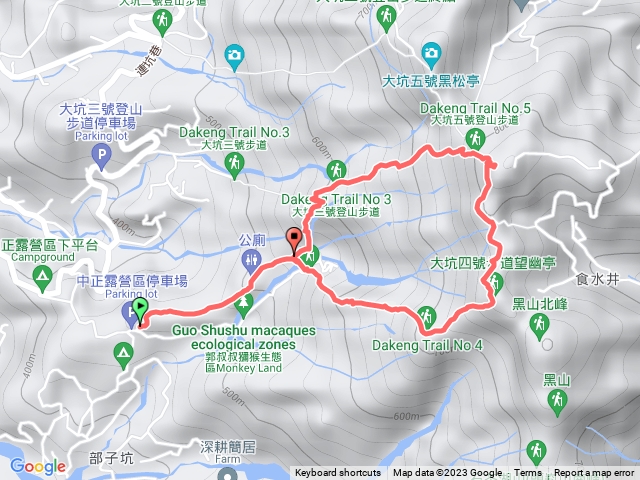 大坑4號步道接3-1步道