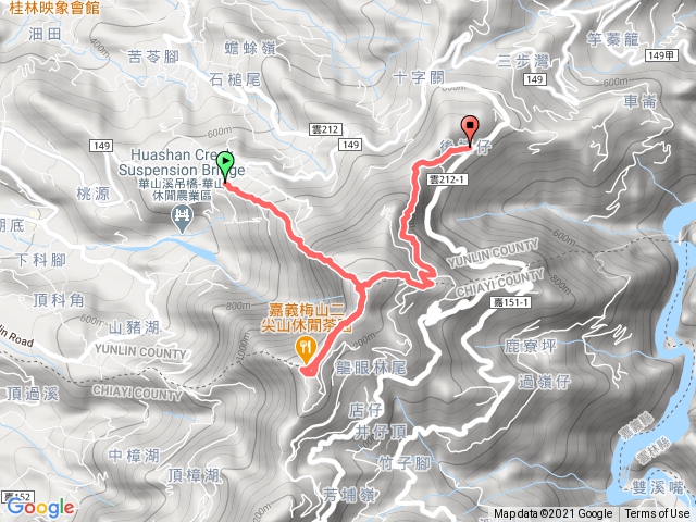 大尖、二尖、後凍山