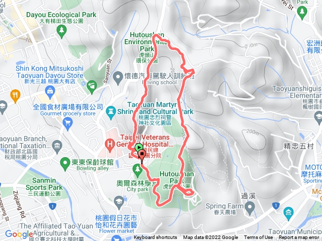 虎頭山陵縣步道